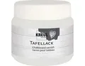 KREUL 79422 - Tafellack, 150 ml Dose, transparent, seidenmatter Überzugslack auf Wasserbasis, für die Gestaltung von Tafelflächen auf Holz, Karton, Ton, Metall, Beton und Gips