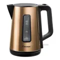 Bestron Wasserkocher mit 360° Basis, inkl. Kochstopp-Automatik & Trockenlaufschutz, 1.7 Liter Fassungsververmögen, 2200 Watt, AWK1000CO, Farbe: Kupfer