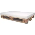 1 x Schaumstoff Polster Schaumstoffplatte Schaum 120 x 80 x 8 cm ohne Palette, Hundekissen, Auflage, Europalette