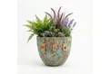 Teramico Blumentopf Pflanzgefäß "Egg Pot" Lava Grün – Ø 21 bis 38 cm (1 St), Frostfest, UV-Fest