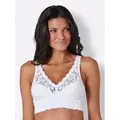 MISS MARY Bügelloser BH BH ohne Bügel weiß 95