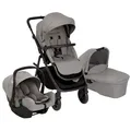 Graco Near2MeTM DLX 3in1 Kinderwagen-Set, inkl. Babywanne (0-9 kg) und Babyschale (40-75 cm), bis 22 kg, rückwärts, vorwärts, kompakt gefaltet,... - Schwarz