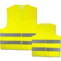 Warnweste 4er Set Gelb