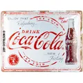 Nostalgic-Art Retro Blechschild, 30 x 40 cm, Coca-Cola – Refreshing New Feeling – Geschenk-Idee für Coke-Fans, Original Lizenzprodukt (OLP), aus Metall, Vintage Design, Blechschilder Sprüche