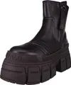 Buffalo Damen Boot Gospher Bootie Zip schwarz