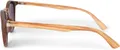 styleBREAKER Sonnenbrille Panto Sonnenbrille Holzoptik Runde Retro Brille UV400 (1-St)