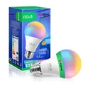 NOUS P3Z ZigBee Smart Glühbirne E27 LED, RGB, Kompatibel mit Alexa, Home Assistant, Google Home, SmartThings, Fernbedienung, Dekorative Glühbirne Zubehör, 1 Pack