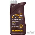1L MANNOL LEGEND 504/507 0W30 MOTORÖL passend für VW 504.00 507.00 BMW LL 04 C3
