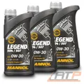 MANNOL 3x 1 L LITER LEGEND 504/507 MOTOR-ÖL MOTOREN-ÖL