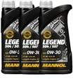 3x1 Liter MANNOL Legend 504 00 / 507 00 Motoröl 0W30  C3 VW Longlife BMW LL-04