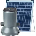 Summer Fun Solar Pool-Kartuschenfilter 1000 l/h inkl. Solarmodul