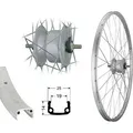 28 Zoll Aluminium Vorderrad Nabendynamo 19-622 Laufrad Felgenbremse 6V 3Watt