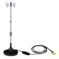 Albrecht MAG31 DAB+ Magnetfußantenne + Verstärker, 62336, Band III, 3m Kabel + SMB-Stecker