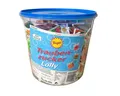 FRIGEO Süßigkeit Frigeo Traubenzucker Lollys – 100 Stück im Eimer, 3 Sorten, 750 g, 100 St.
