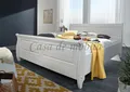 Doppelbett Landhaus 180x200cm NEAPEL Kiefer massiv weiß gewachst