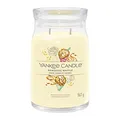 Yankee Candle Signature Duftkerze | Banofee Waffelkerze im Glas mit Doppeldochten | Sojawachs-Mischung lange brennende Kerze | perfektes Geschenk für Frauen