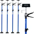 CCLIFE 4 Stk. Deckenstütze Montagestütze Einhandstütze 115-290 cm Belastbar Bis 30 kg