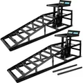 Baumarktplus - 2x Hydraulischer Auffahrbock Auffahrrampe Pkw Kfz Wagenheber Höhenverstellbar