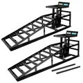 Auffahrrampe Auffahrbock Wagenheber Bühne höhenverstellbar Hydraulik PKW 2er Set