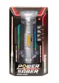 Goliath Power Saber Rot - Laserschwert für Kinder ab 6 Jahren, Automatisch ausziehbar und einziehbar, Realistisches Laserspielzeug, Intergalaktischer Kampf, 30cm/ ausgezogen 90cm, Box Fenster