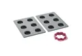 Betty Bossi Backform Backform Mini-Törtchen mit Ausstecher - Set