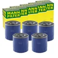 5x MANN-FILTER W 8017 ÖLFILTER MIT EINEM RÜCKLAUFSPERRVENTIL ANSCHRAUBFILTER