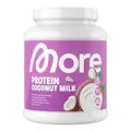 MORE Protein, Coconut Milk, 600 g, Mix aus Whey Konzentrat und Casein ideal zum Muskelaufbau und -erhalt, mit Laktase - made in Germany