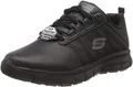 Skechers Damen Sure Track Erath Slip On Sneaker, Black Leather, 40 EU