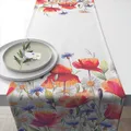 Tischläufer 40x150 cm Poppies and cornflowers