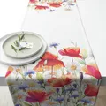Tischläufer  POPPIES AND CORNFLOWERS | Mohn 40x150cm by Ambiente