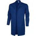 Qualitex Arbeitskittel Basic BW 240 Unisex, blau, lange Ärmel, Größe 52