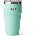 Yeti Coolers Rambler 20oz Stackable Isolierbecher (Größe 591ml, blau)