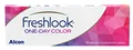 FreshLook One Day Pure Hazel farbige Tageslinsen weich | 10 Stück | BC 8.6 mm | DIA 13.8 mm | -06.00 Dioptrien