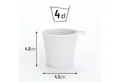 SoPro Schnapsglas 6x Schnapsbecher Plastik 4 cl wiederverwendbar - Shotgläser