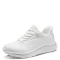 Tamaris Comfort Damen Step IN Sneaker flach zum Schlupfen Sportlich, Weiß (White), 39 EU