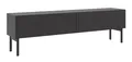Selsey TV Schrank Board Sideboard Fernsehtisch Fernsehschrank 175 cm Stehend Portland Esche Schwarz Nolie