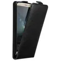Cadorabo Hülle für Huawei MATE S Schutz Hülle in Schwarz Flip Etui Handyhülle Case Cover