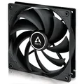 ARCTIC F14 Silent - Besonders leiser 140 mm Gehäuselüfter, Case Fan mit Standardgehäuse, nahezu lautlos, Push- oder Pull Konfiguration möglich, 800 U/min. - Schwarz