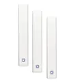Homematic IP Smart Home 3er-Set Fenster- und Türkontakt, optisch, weiße + braune Abdeckung, digitaler Sensor, effizient Heizen, Fensterüberwachung per App, Energie sparen, Alexa, Google Assistant