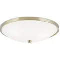 Deckenleuchte Aida, Bronze, Metall, Glas, rund,rund, 12.5 cm, CE, Lampen & Leuchten, Innenbeleuchtung, Leuchten nach Räumen, Wohnzimmerlampen