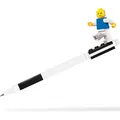 LEGO Bleistift mit Legofigur Schwarz - Schwarz
