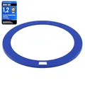 SONGMICS Trampolin Schutzkissen, Ersatz-Sicherheitskissen, Durchmesser 366 cm, Breite 30 cm, UV-beständig, reißfest, Randschutz, Blau STP12FT