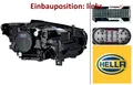 HELLA 1EX015558-311 Hauptscheinwerfer links Scheinwerfer Frontscheinwerfer