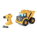 John Deere Kids Build-A-Buddy Yellow Dump Truck - 13 Piece Take Apart Toy Truck with Battery Powered Drill - Childs Farm Toy Cars - Educational STEAM Toys and STEM Toys - Plus 18 Month Old Baby Toys
