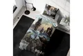 MTOnlinehandel Bettwäsche Harry Potter Fly, 135x200 + 80x80 cm in Renforcé, Hogwarts, 100% Baumwolle, 2 teilig, Eule Hedwig, für Kinder und Teenager, Geschenkidee