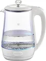 Maestro MR-052-WHITE Elektrischer Glas-Wasserkocher, weiß 1,7 L (MR-052-WHITE)