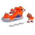 PAW PATROL, Rescue Knights Basis Fahrzeug Spielzeugauto von Zuma mit Welpenfigur, Spielzeug geeignet für Kinder ab 3 Jahren