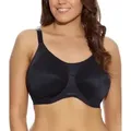 Elomi BH Energise Sports Bra Schwarz Nylon H 90 Damen