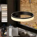 Doporro Moderne Led Pendelleuchte – 40cm Dimmbare Esszimmerlampe Hängend Mit App & Fernbedienung, 3000–6000k, Cri≥95, Höhenverstellbar Für Esstisch & Wohnraum, Luvina02, Gold