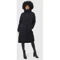 Marikoo Winterjacke Benikoo langer Winter Mantel gesteppt schwarz M (38)